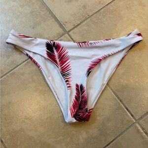 Women's Tropical Print Bikini Bottom